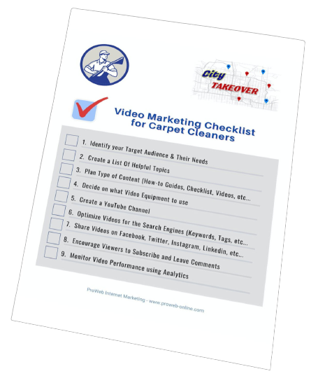 Video Marketing for Carpet Cleaners | ProWeb Internet Marketing